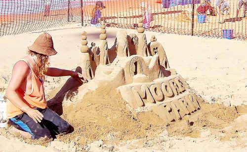 Sand sculptor Steve Machell will be appearing at this year’s Moore Park Beach Festival. Sand sculptor Steve Machell will be appearing at this year’s Moore Park Beach Festival.
